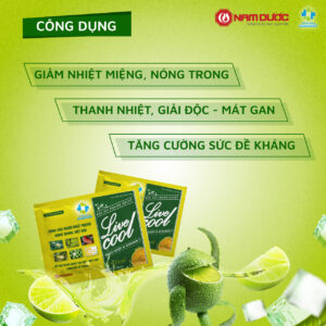 Bột sủi thanh nhiệt hương dưa gang Live cool