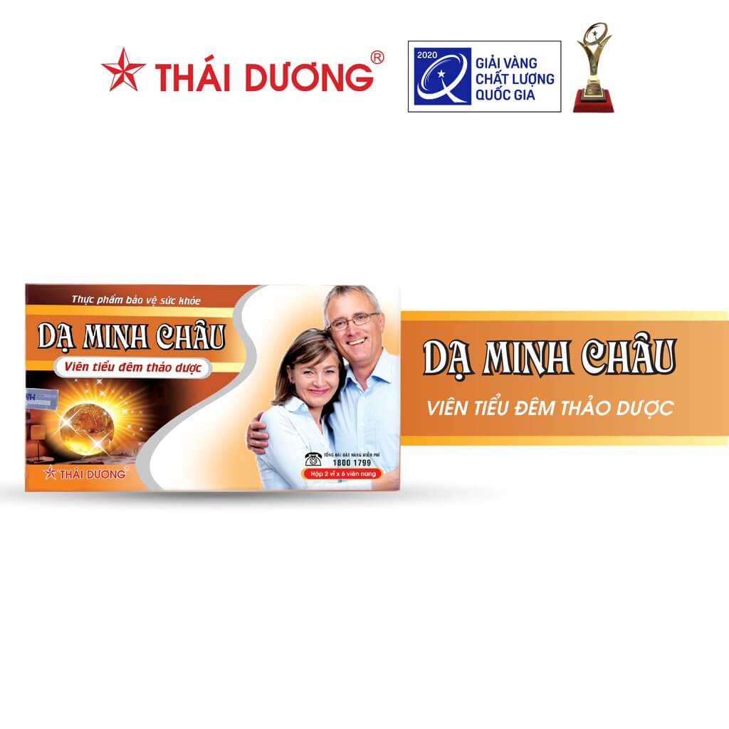 Dạ Minh Châu hỗ trợ giảm tiểu đêm