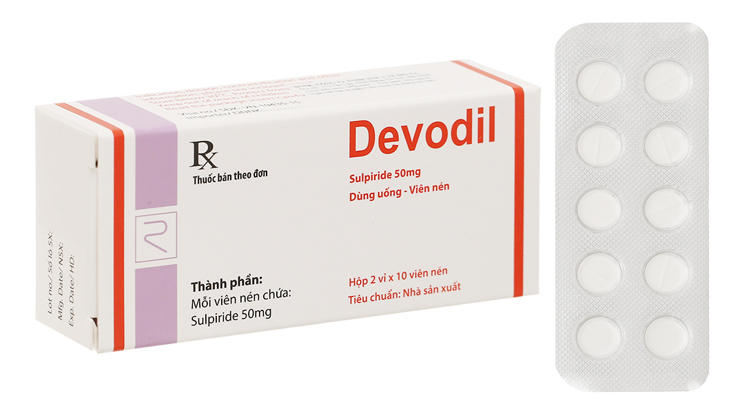 Devodil (H2 vỉ x10 viên) (vỉ)