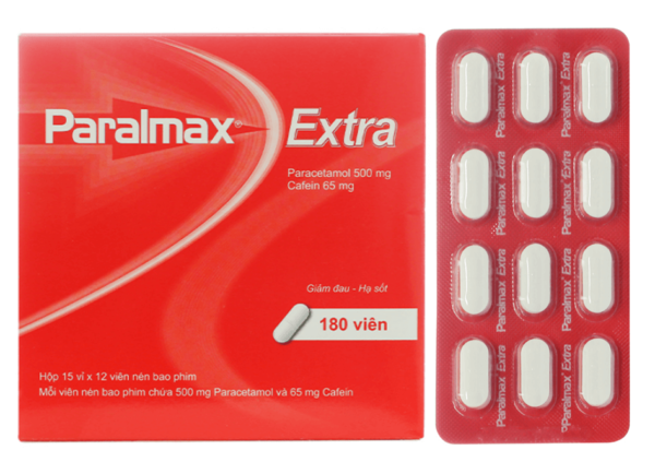 Paralmax Extra (Hộp 15 vỉ x 12 viên)