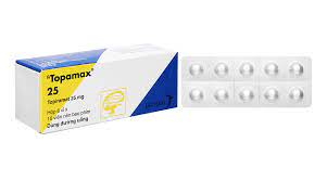 Topamax 25 trị động kinh, dự phòng đau nửa đầu (6 vỉ x 10 viên)