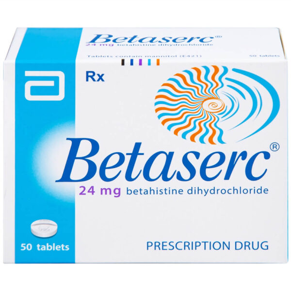 Betaserc 24mg - Thuốc Điều Trị Rối Loạn Tiền Đình Chóng Mặt, Ù Tai