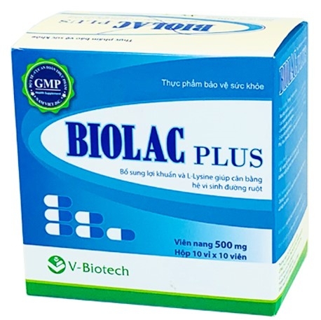 Biolac Plus Bổ Sung Lợi Khuẩn, Cân Bằng Hệ Vi Sinh Đường Ruột