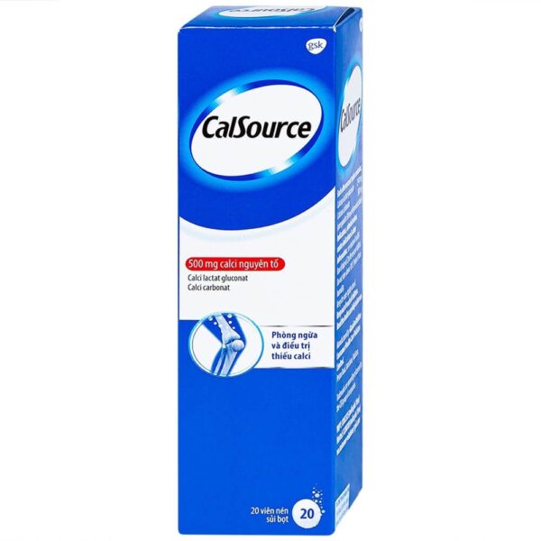 CalSource 500mg sủi GSK 20v