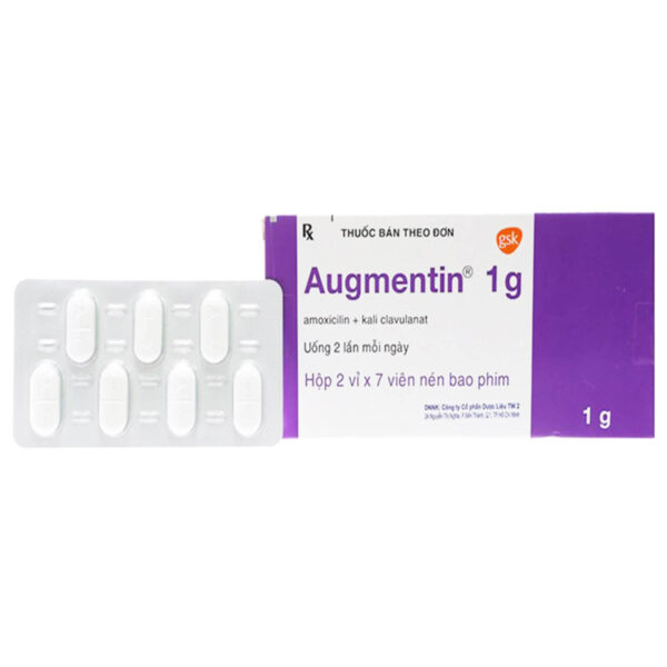 AUGMENTIN 1G - Thuốc Điều Trị Nhiễm Khuẩn