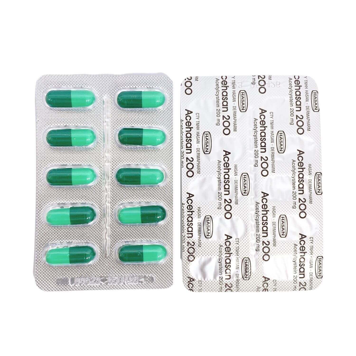 Acehasan 200mg dạng vỉ- long đờm