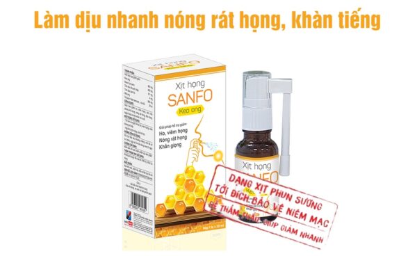  Xịt họng Sanfo
