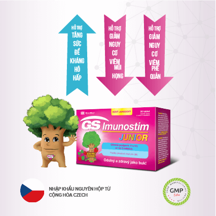GS Imunostim Junior - tăng cường đề kháng (20 viên)