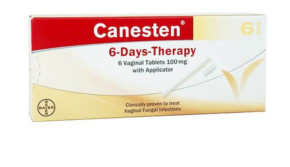 Canesten 6-Days-Therapy (1vỉ x 6viên) Viên Đặt Âm Đạo