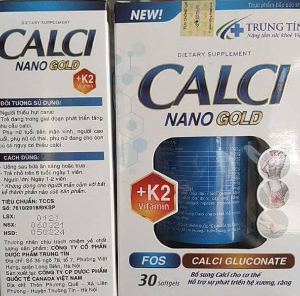 Calci Nano Gold Trung Tín