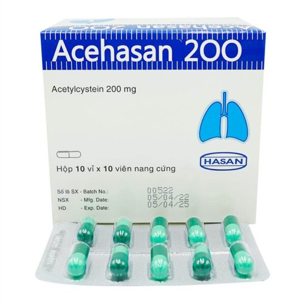 Acehasan 200mg dạng vỉ- long đờm
