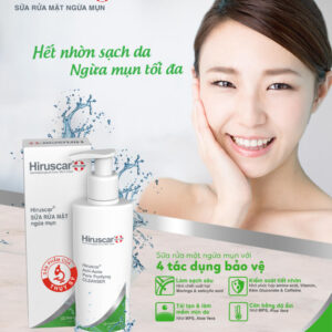Sữa rửa mặt ngừa mụn Hiruscar