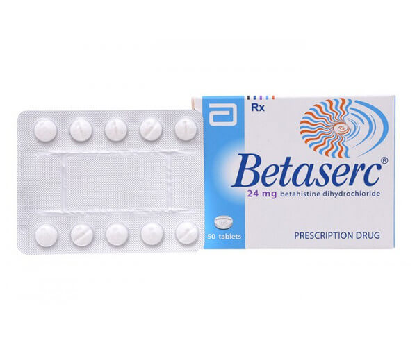 Betaserc 24mg - Thuốc Điều Trị Rối Loạn Tiền Đình Chóng Mặt, Ù Tai