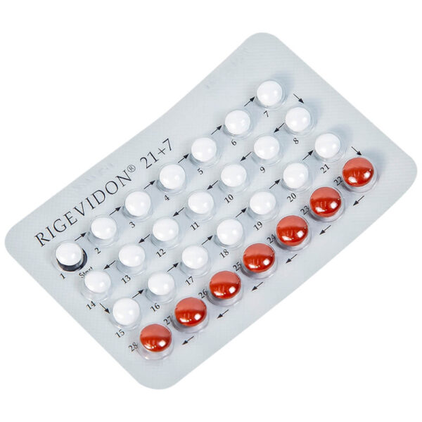 Thuốc ngừa thai Rigevidon 21+ 7 - tránh thai hàng ngày vỉ 28 viên
