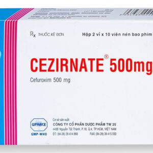 Cezirnate 500mg (2 vỉ x 10 viên)