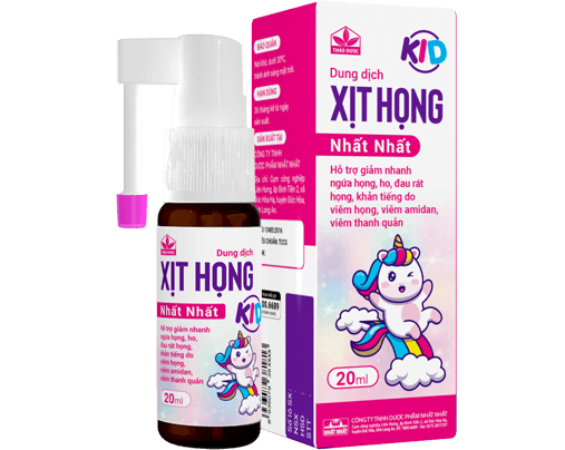 Xịt Họng Nhất Nhất Kid