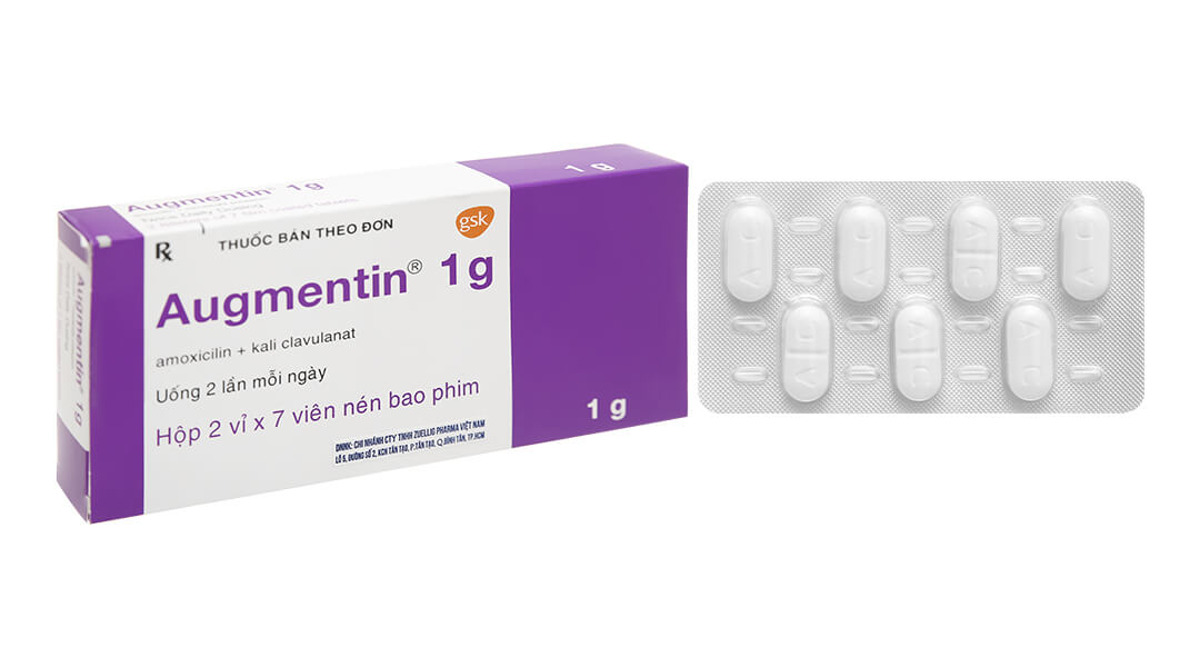 AUGMENTIN 1G - Thuốc Điều Trị Nhiễm Khuẩn