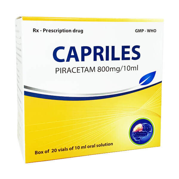 Capriles (piracetam 800mg)- thuốc điều trị thiếu máu não