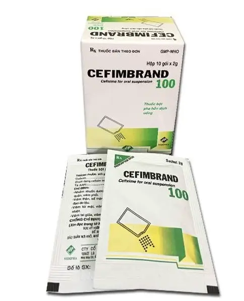 Cefimbrano 100 Vidipha (Hộp 10gói x 2g)