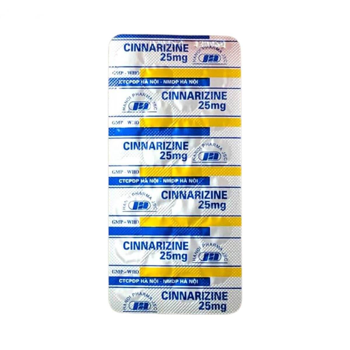 Cinnarizine 25mg Hanoi
