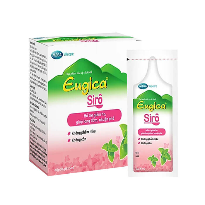 Siro ho thảo dược Eugica gói 5ml