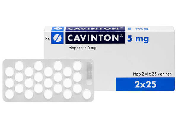 Cavinton 5mg (2 vỉ x 25 viên)