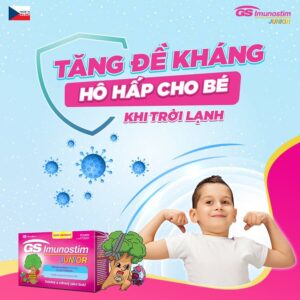 Viên nhai GS Imunostim Junior Green Swan tăng cường đề kháng (20 viên)