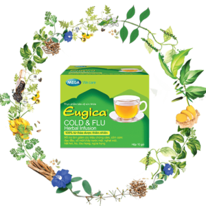 Tinh Chất Thảo Dược Eugica Cold & Flu Hộp 10 Gói