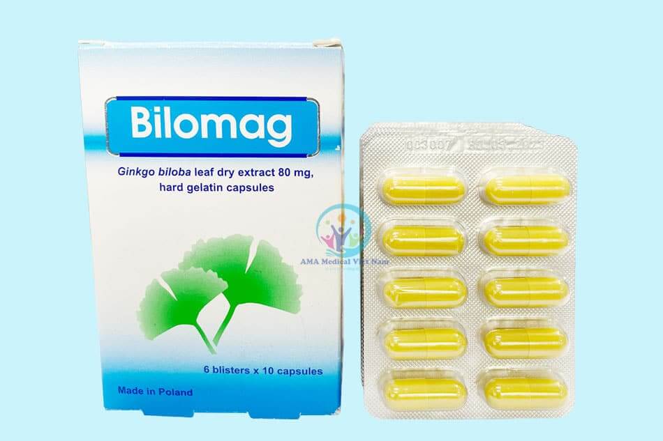 Bilomag 80mg- hỗ trợ tuần hoàn máu não