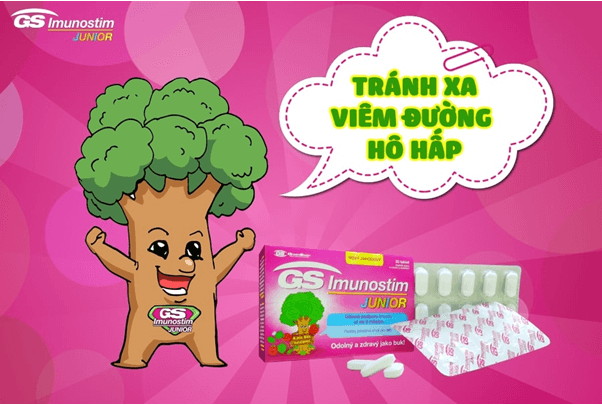 Viên nhai GS Imunostim Junior Green Swan tăng cường đề kháng (20 viên)