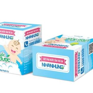 Bột Pha Nước Tắm Trẻ Em Nhân Hưng