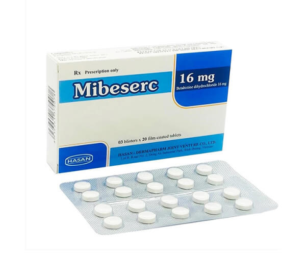 Mibeserc 16mg - Thuốc Điều Trị Rối Loạn Tiền Đình