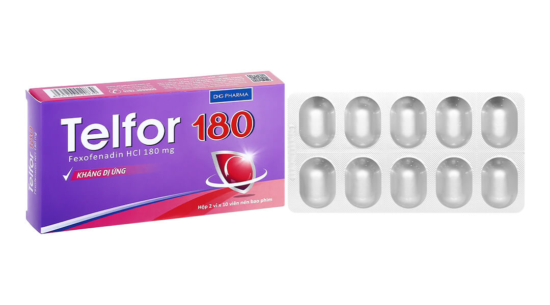 Telfor 180- thuốc chống dị ứng