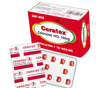 Ceratex 10mg (Hộp 10vỉ x 10viên