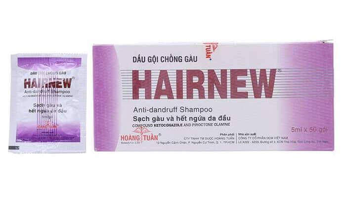 Dầu gội Hairnew gói (Hộp 50 gói x 5ml)