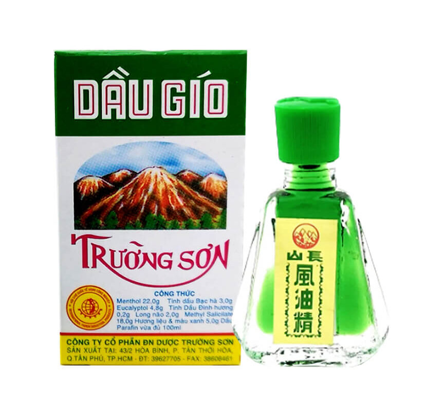 Dầu Gió Trường Sơn (Hộp 20 lọ x 2.5ml)
