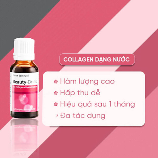 Beauty Drink Collagen Hyaluronic hộp 30 lọ