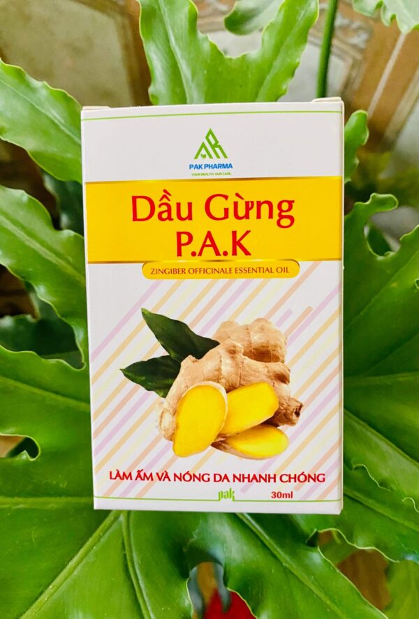 Hình ảnh dầu gừng PAK