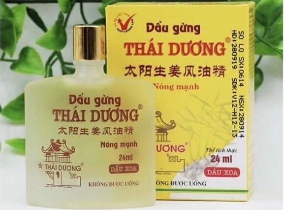 Dầu gừng Thái Dương 24ml
