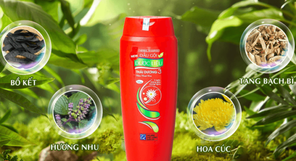 Dầu Gội Thái Dương 3 Hương Hoa 200ml