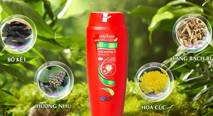Dầu Gội Thái Dương 3 Hương Hoa 200ml