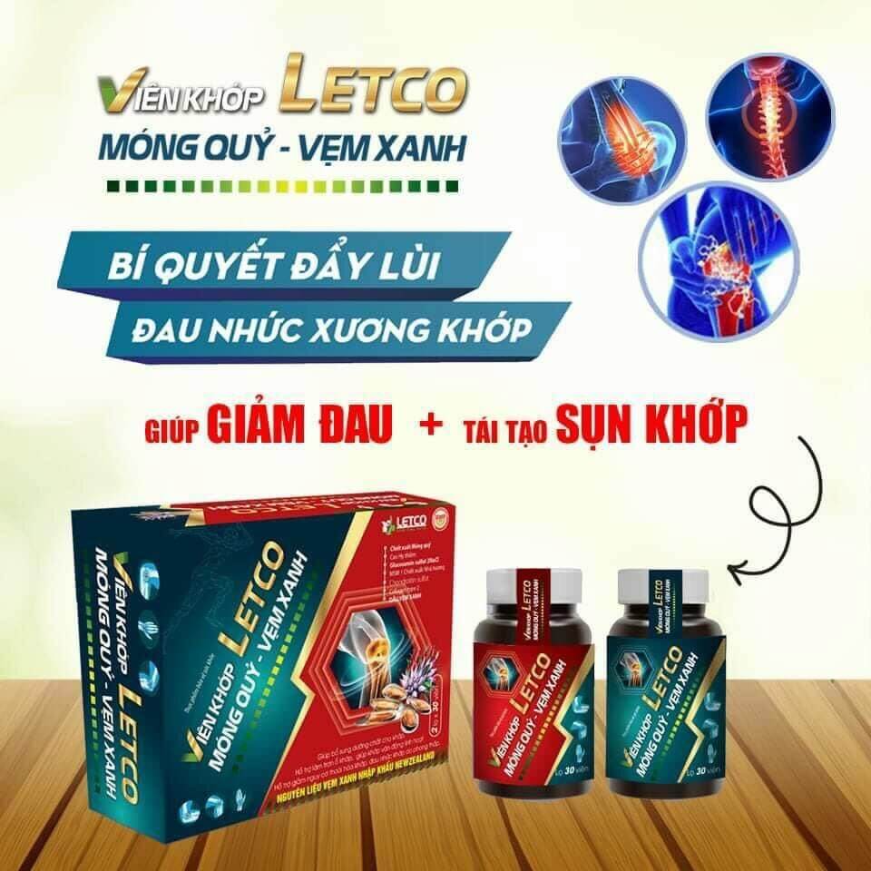 Viên Khớp Letco Móng Quỷ - Vẹm Xanh