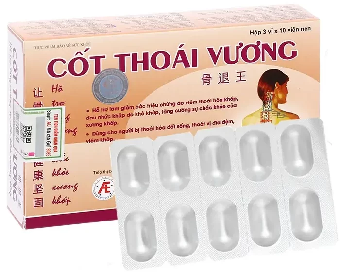 Cốt Thoái Vương (Hộp 3vỉ x 10viên) Á Âu