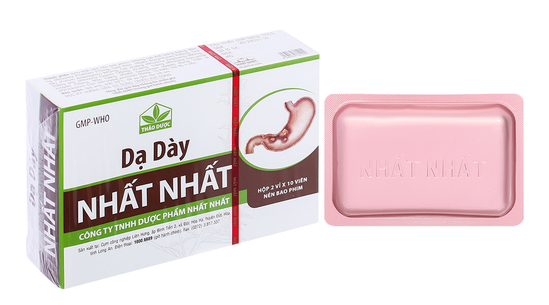 Dạ Dày Nhất Nhất ( Hộp 2 vỉ x 10 viên)