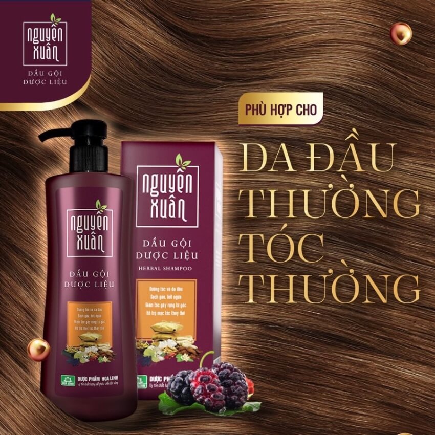Dầu Gội Nguyên Xuân Nâu