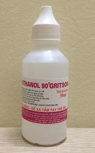 Cồn Ethanol 90 Độ (Chai 50 ml) Đại Lợi