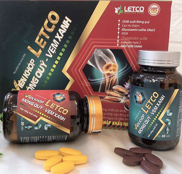Viên Khớp Letco Móng Quỷ - Vẹm Xanh