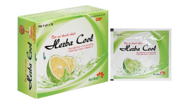 Bột sủi thanh nhiệt Herba cool vị chanh