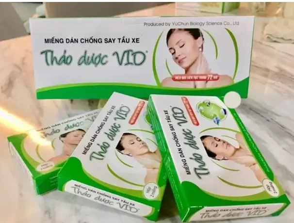 Miếng Dán Say Xe Thảo Dược Vio (Hộp 2 Miếng)