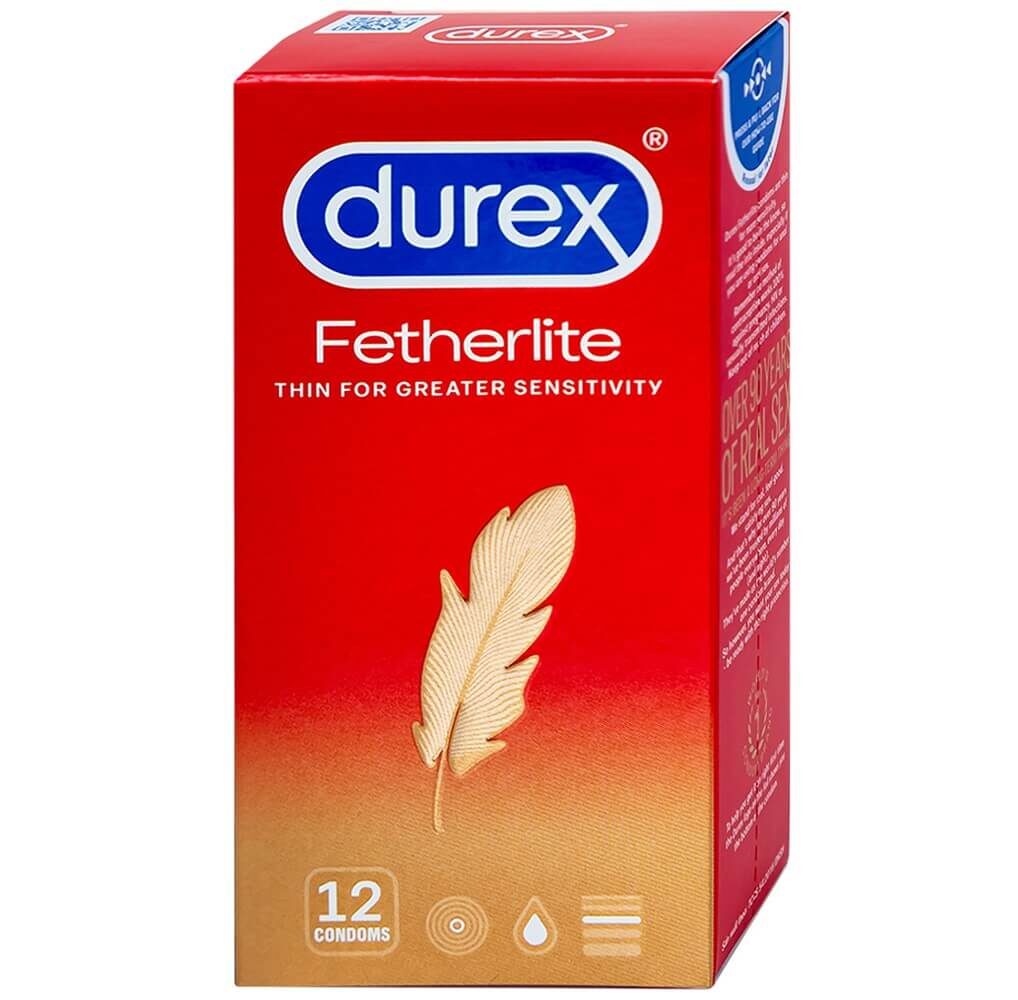 Bao Cao Su Durex Fetherlite (Hộp 12 Cái)